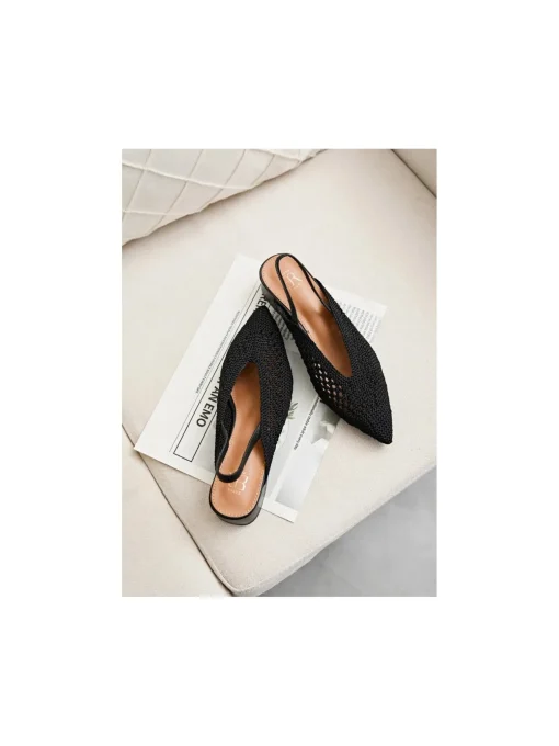 SANDELETT ERYNN ESCARPIN TALON BLACK