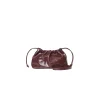 SECOND FEMALE BAG LACQUE LEATHER BITTER CHOCOLATE