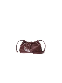 SECOND FEMALE BAG LACQUE LEATHER BITTER CHOCOLATE