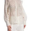 SECOND FEMALE BLOUSE NETE FRILL COCONUT MILK