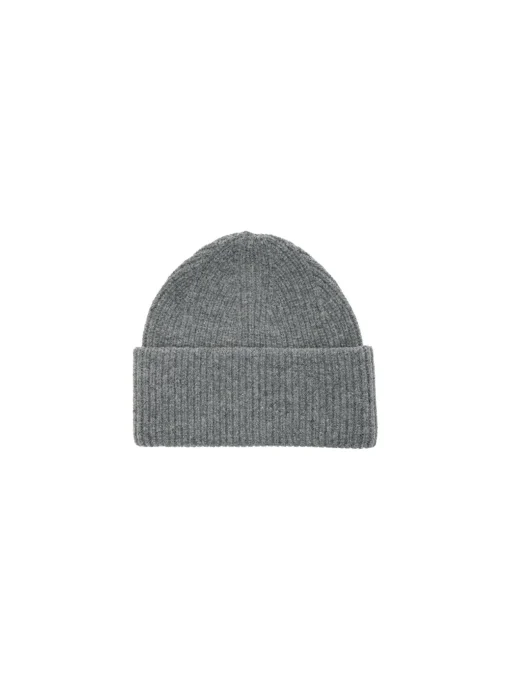 SELECTED FEMME BEANIE MARY KNIT LIGHT GREY MELANGE
