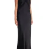 SELECTED FEMME DRESS LACE TRIM ANKLE STRAP BLACK