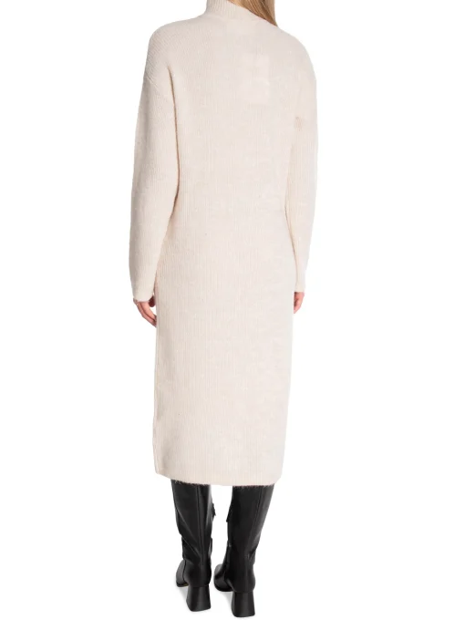 SELECTED FEMME DRESS MALINE KNIT HIGH NECK BIRCH