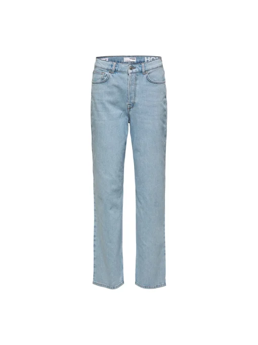 SELECTED FEMME JEANS ALICE HW WIDE LIGHT BLUE DENIM