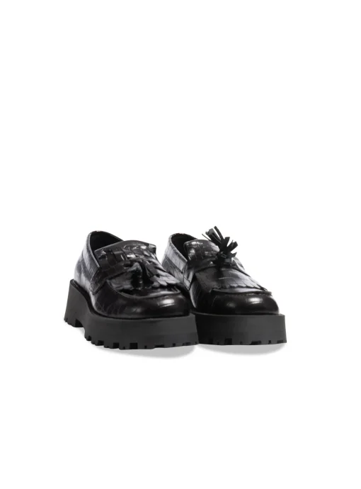 SELECTED FEMME LOAFER CORA KILTIE TASSLE POLIDO CHESTNUT