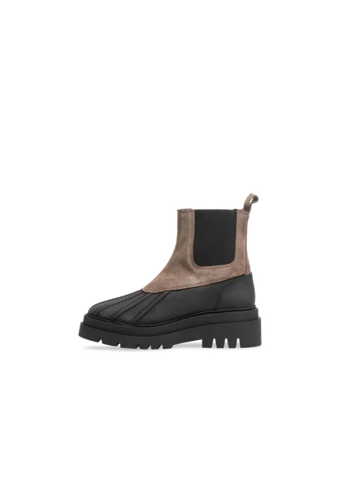 SELECTED FEMME LOW CHELSEA BOOTS AUDREY ALMOND