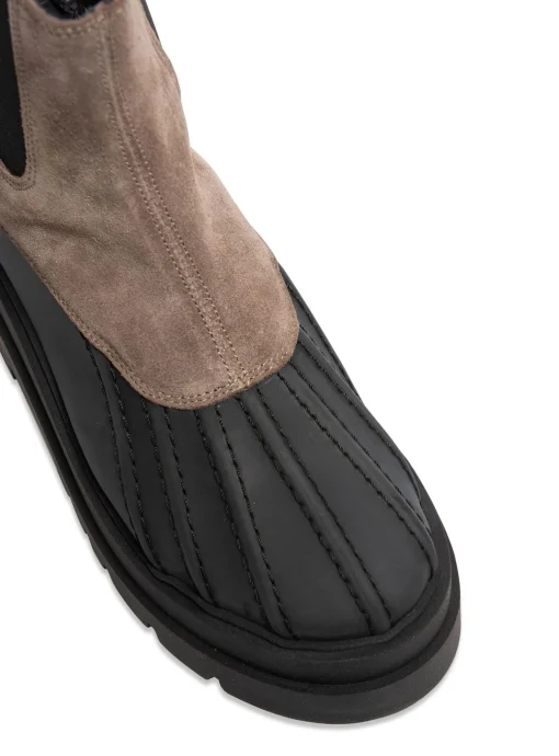 SELECTED FEMME LOW CHELSEA BOOTS AUDREY ALMOND