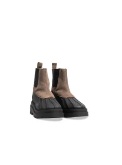 SELECTED FEMME LOW CHELSEA BOOTS AUDREY ALMOND