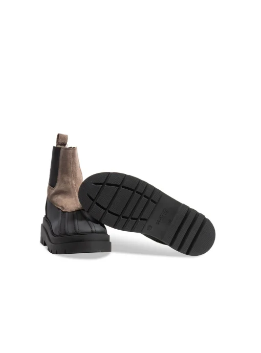 SELECTED FEMME LOW CHELSEA BOOTS AUDREY ALMOND