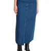 SELECTED FEMME SKIRT ESTHER HW MID BLUE DENIM
