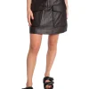 SELECTED FEMME SKIRT KAISA HW SHORT LEATHER SKIRT JAVA