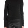 SELECTED FEMME TOP FRUE LS SCOOP BACK TOP BLACK