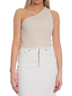 SELETED FEMME TOP ANNA OATMEAL MELANGE