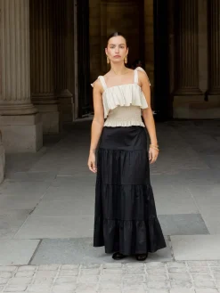 SKIRT B-9566 BLACK