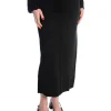 SOFT REBELS SKIRT HENRIETTA KNIT BLACK