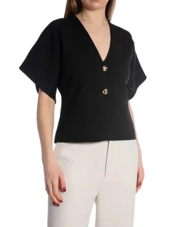 TOP KNITTED BLACK