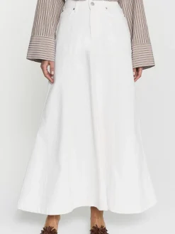 TWIST & TANGO SKIRT SHERRY DENIM OFF WHITE