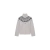 TWIST & TANGO SWEATER CHAMPOLUC FAIR ISLE GREY