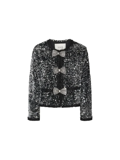 Y.A.S CARDIGAN YASBOW SHOW BLACK