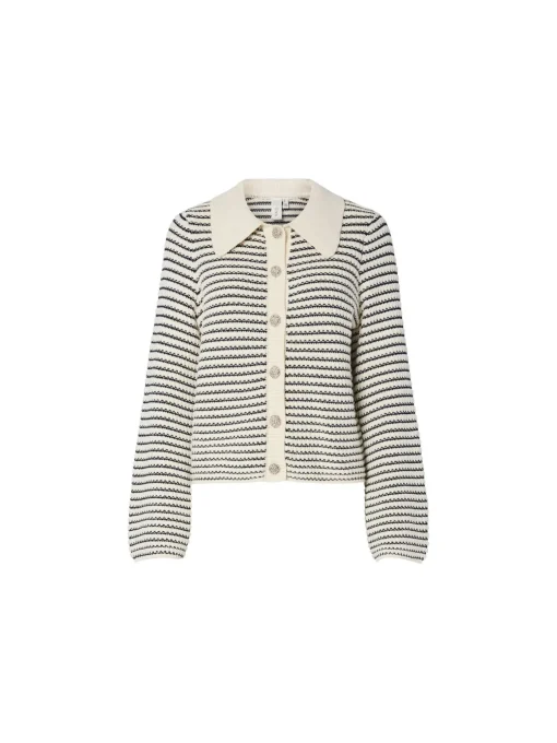 Y.A.S CARDIGAN YASFANTO LS KNIT GARDENIA