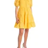 YAS DRESS YASKASHO SUNSET GOLD