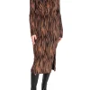 Y.A.S DRESS YASYEN LS MIDI BLACK