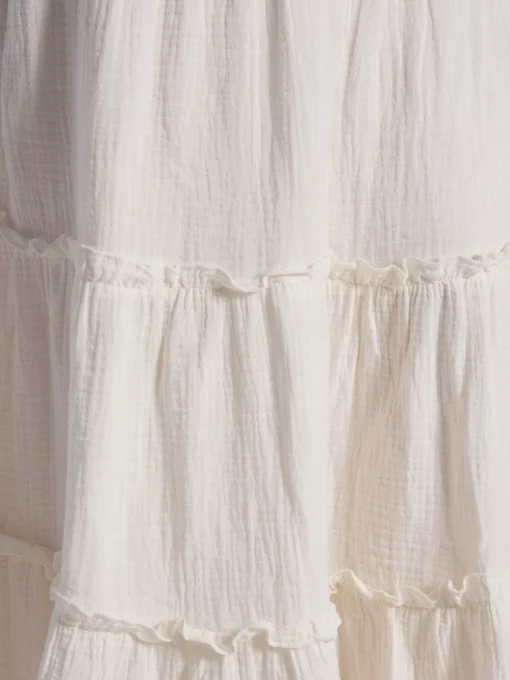 YAS KJOL YASCAPUCINA HW MAXI STAR WHITE