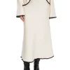 YAS SKIRT STITCH MIDI KNIT SKIRT BIRCH